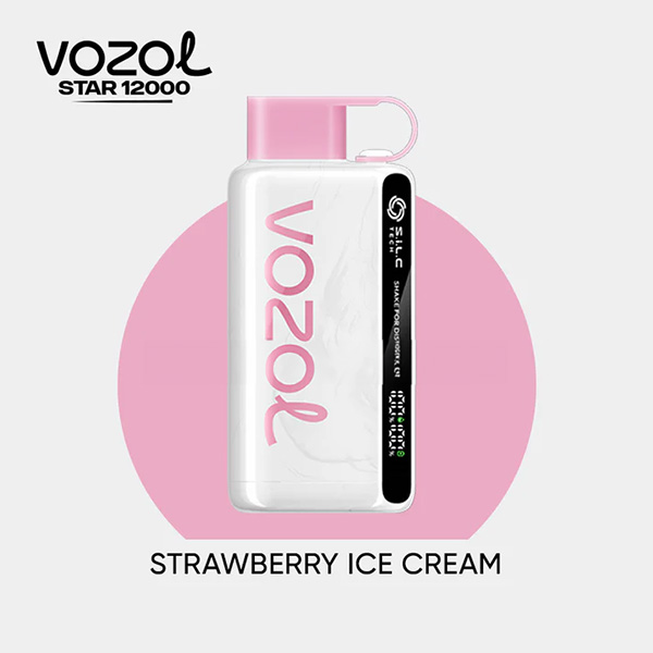 Vozol Star 12000 Strawberry İce Cream